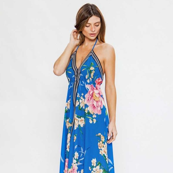 ⛱ 'Beach Babe Blues' Dress ⛱ - Picture 1 of 3